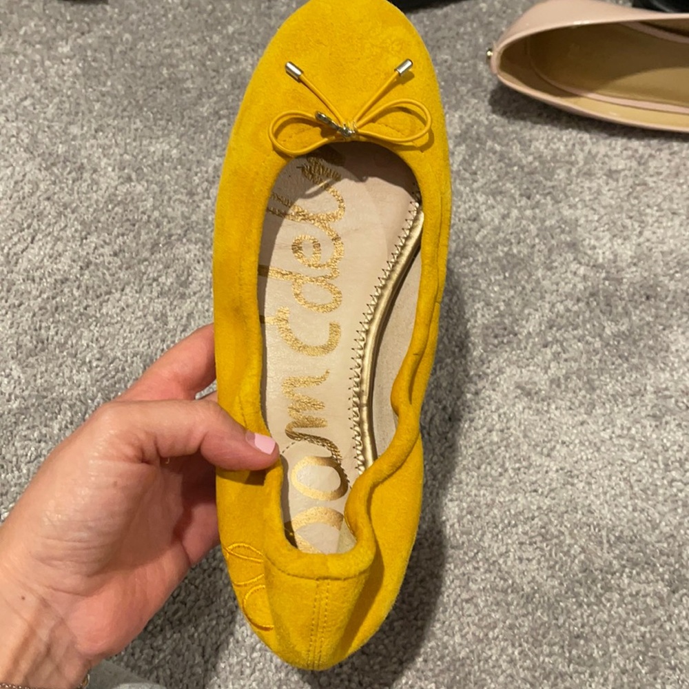 Yellow nice Sam Edelman flats